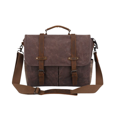 Bennett | Vintage Canvas Messenger with Leather Straps (BUY 1 GET 1 FREE)
