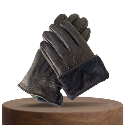 Henry | Deer Pattern Goatskin Winter Gloves for Men (BUY 1 GET 1 FREE)