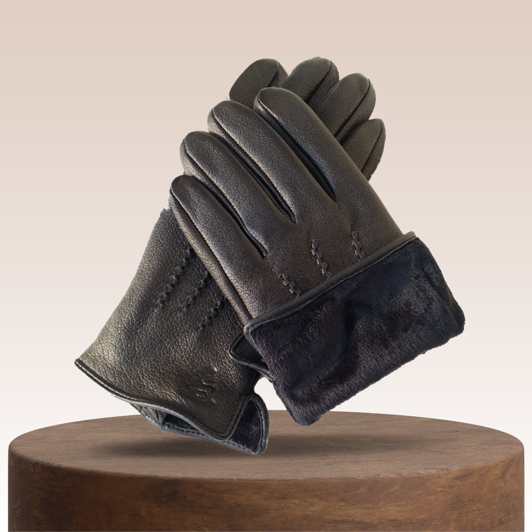 Henry | Deer Pattern Goatskin Winter Gloves for Men (BUY 1 GET 1 FREE)