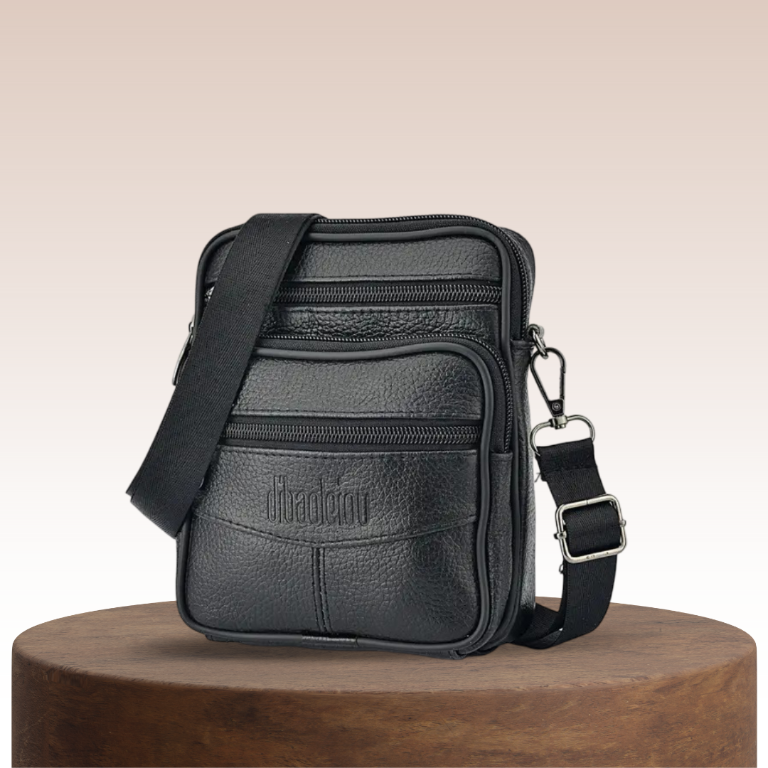 Brian | Textured Crossbody with Triple-Zip Utility (BUY 1 GET 1 FREE)