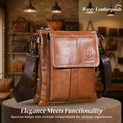 Colton | Slim Leather Crossbody with Flap Pocket Design (BUY 1 GET 1 FREE)