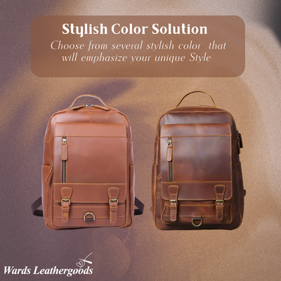 Mike | Vintage Buckle Leather | Backpack