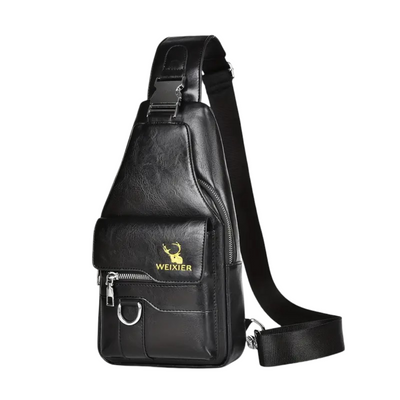 Daxton | Vertical Sling Bag with Secure Flap & Zips (BUY 1 GET 1 FREE)