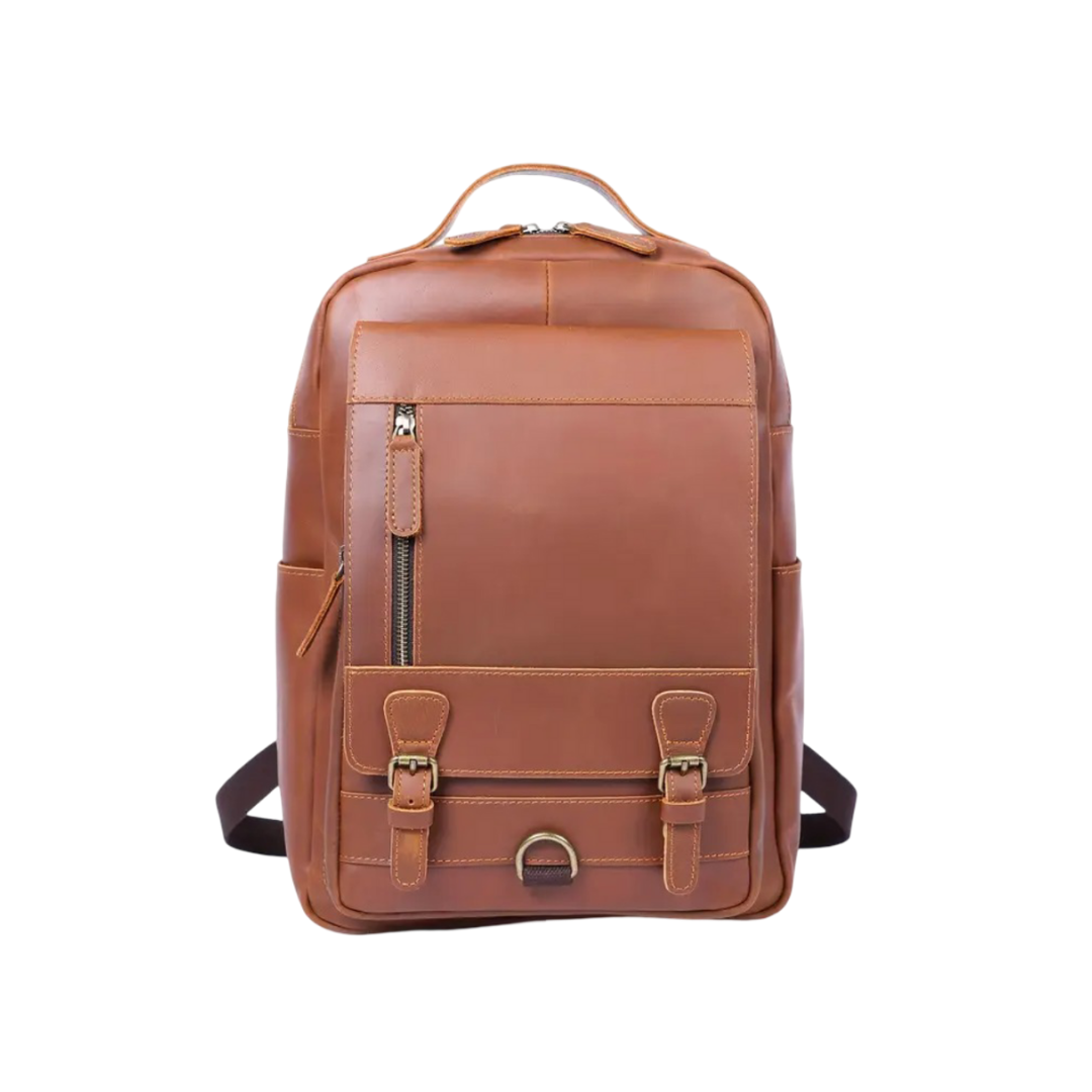 Mike | Vintage Buckle Leather | Backpack