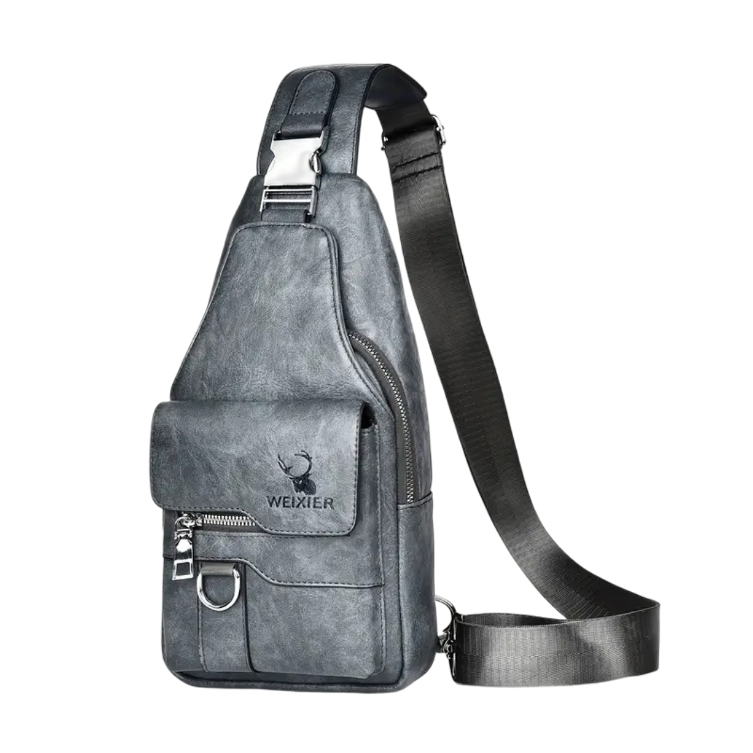 Daxton | Vertical Sling Bag with Secure Flap & Zips (BUY 1 GET 1 FREE)