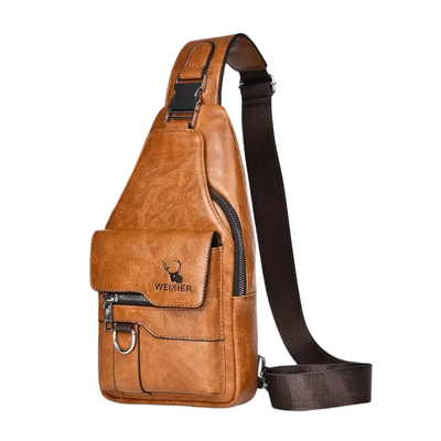 Daxton | Vertical Sling Bag with Secure Flap & Zips (BUY 1 GET 1 FREE)