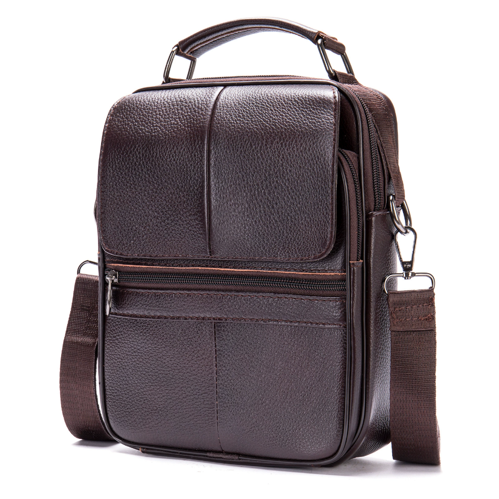 Jasper | Leather Courier Shoulder Bag for Men (BUY 1 GET 1 FREE)