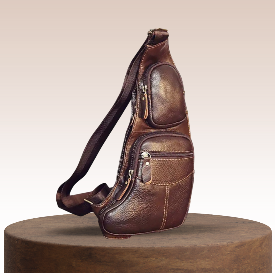 Beckett | Vintage Leather Chest Sling Bag (BUY 1 GET 1 FREE)