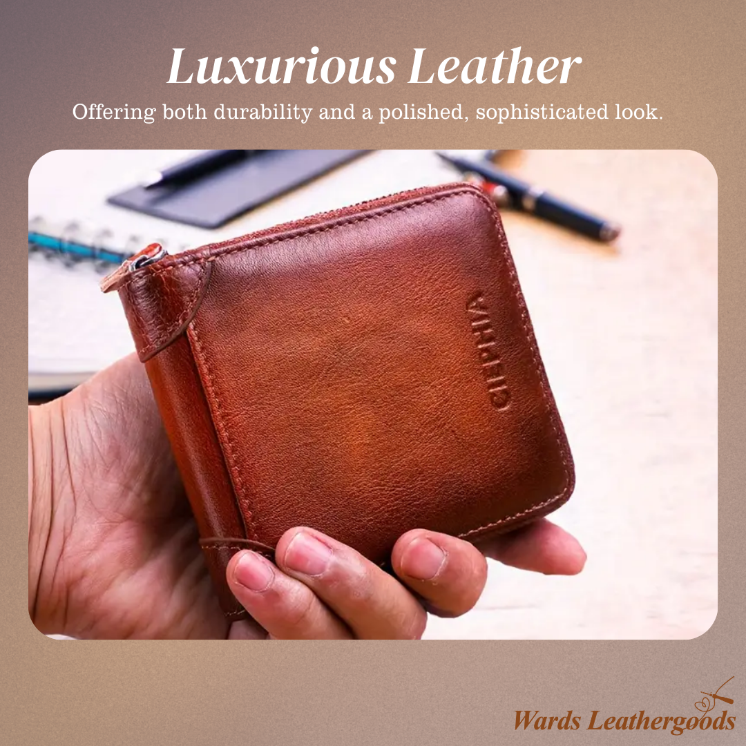 Jefrey | Vintage Bifold RFID Leather Wallet