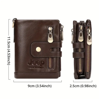 Carter | Vintage Leather RFID Wallet