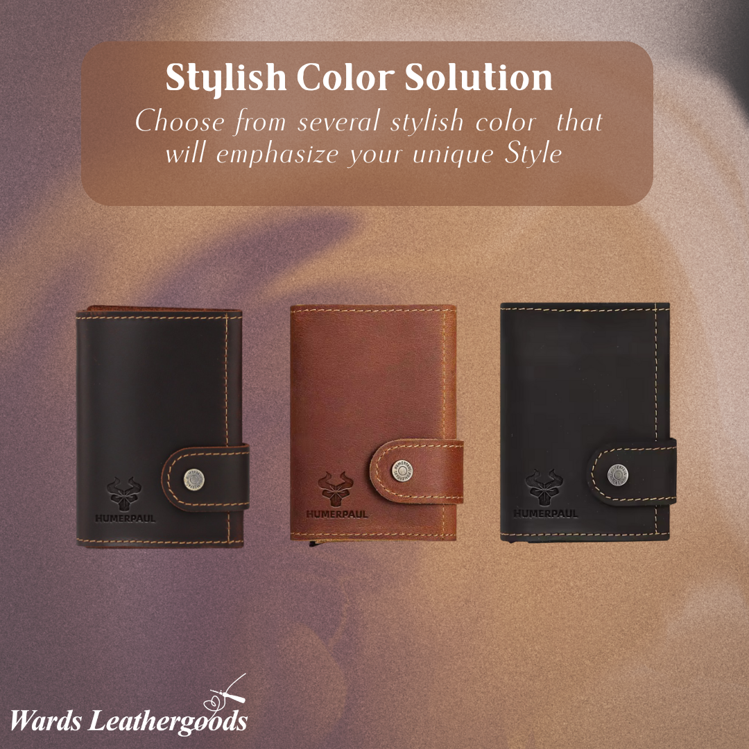 Mark | RFID Leather Money Clip | Wallet (BUY 1 GET 1 FREE)