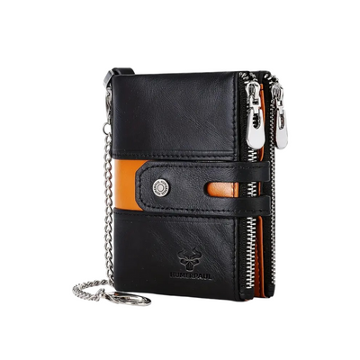 Roque | Leather Chain Strap with Multiple Compartments | Wallet (BUY 1 GET 1 FREE)