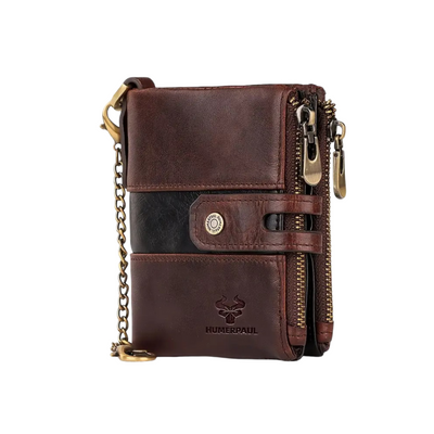 Roque | Leather Chain Strap with Multiple Compartments | Wallet (BUY 1 GET 1 FREE)