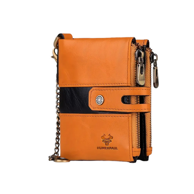 Roque | Leather Chain Strap with Multiple Compartments | Wallet (BUY 1 GET 1 FREE)