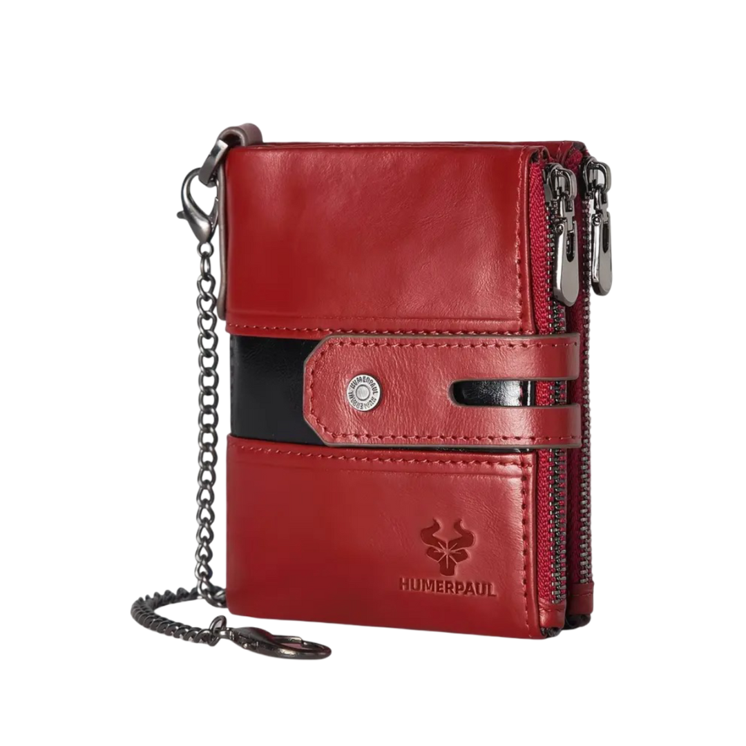 Roque | Leather Chain Strap with Multiple Compartments | Wallet (BUY 1 GET 1 FREE)