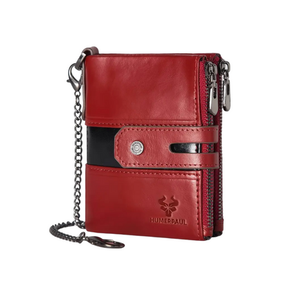 Roque | Leather Chain Strap with Multiple Compartments | Wallet (BUY 1 GET 1 FREE)