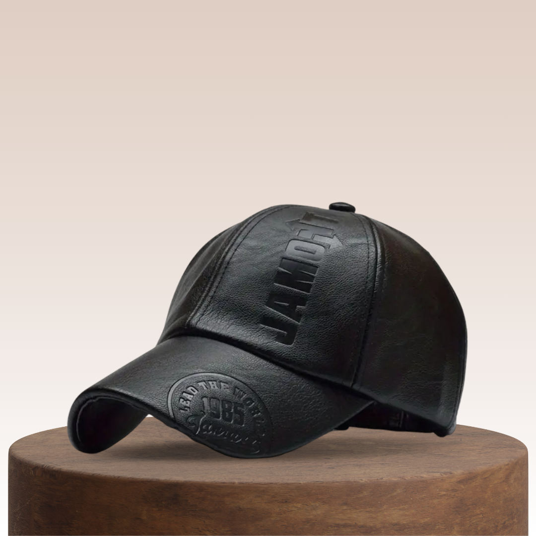 Daniel | Classic Leather-Style Baseball Cap for Men