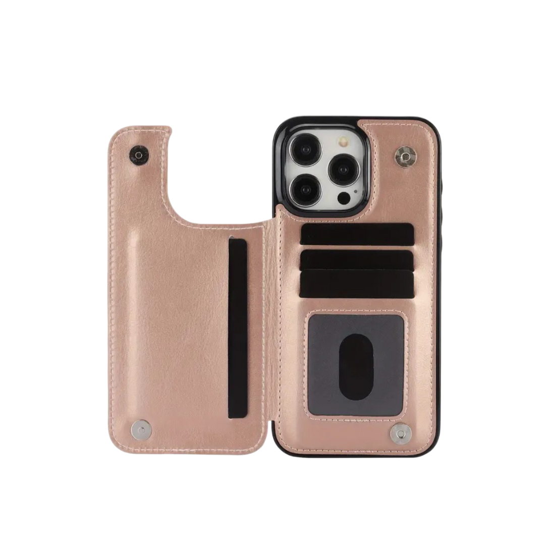 Preston | Magnetic Wallet Flip Phone Case for iPhone (BUY 1 GET 1 FREE)