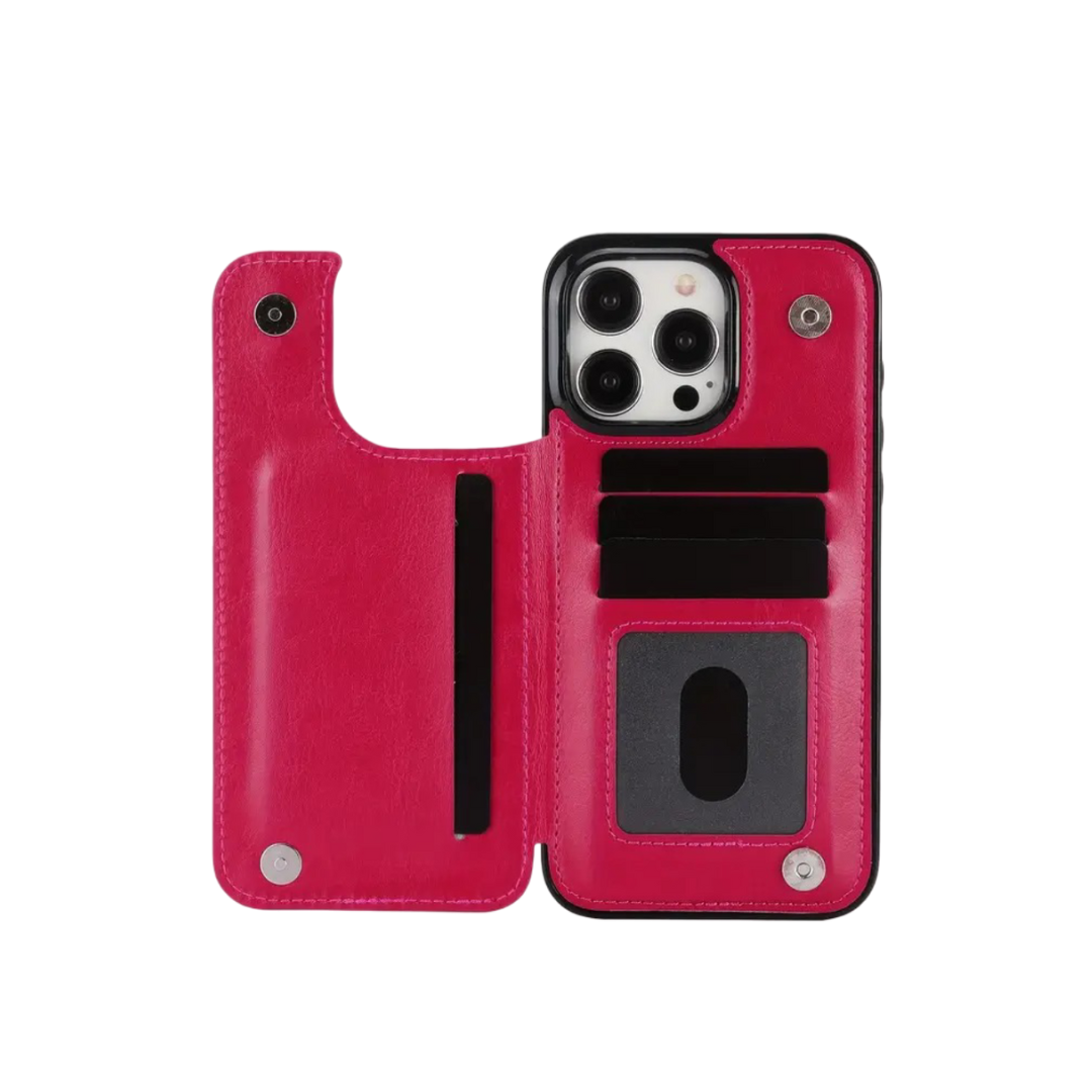 Preston | Magnetic Wallet Flip Phone Case for iPhone (BUY 1 GET 1 FREE)