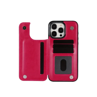 Preston | Magnetic Wallet Flip Phone Case for iPhone (BUY 1 GET 1 FREE)