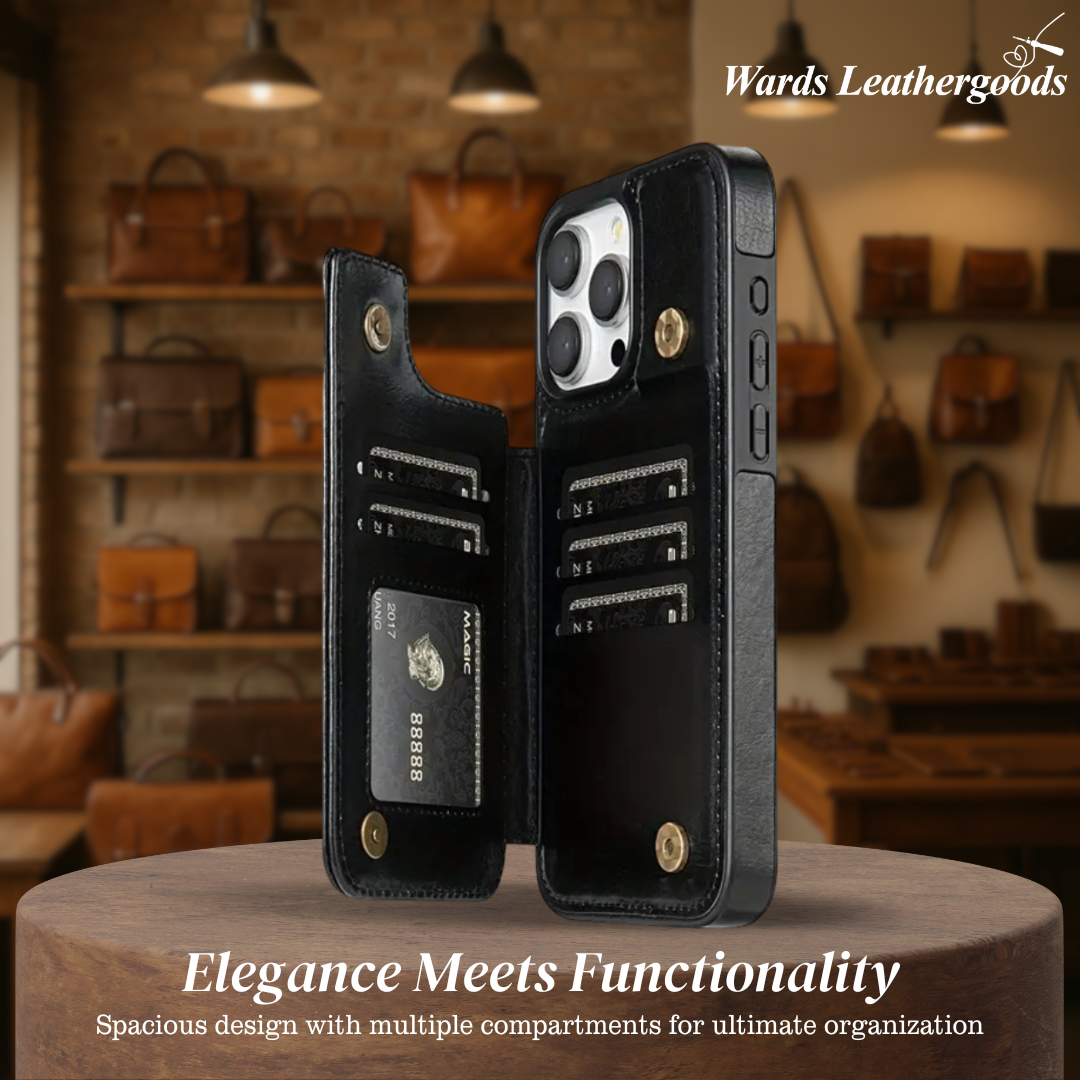 Harrison | RFID Blocking Magnetic Wallet Flip Phone Case (BUY 1 GET 1 FREE)