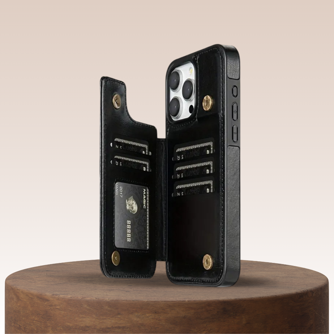 Harrison | RFID Blocking Magnetic Wallet Flip Phone Case (BUY 1 GET 1 FREE)