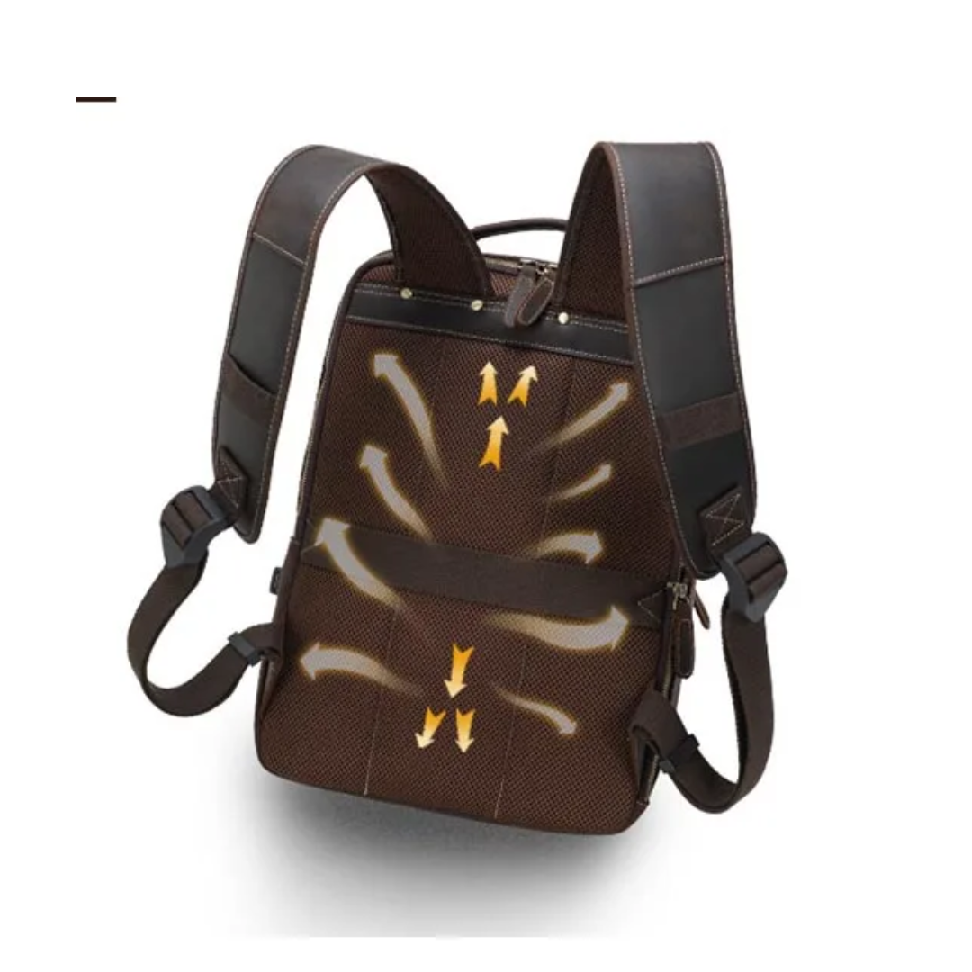 Josh | Men's Leather Professional Laptop | Backpack