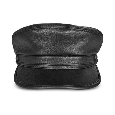 Arthur | Leather Fiddler Cap