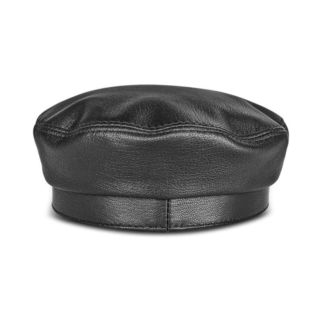Arthur | Leather Fiddler Cap