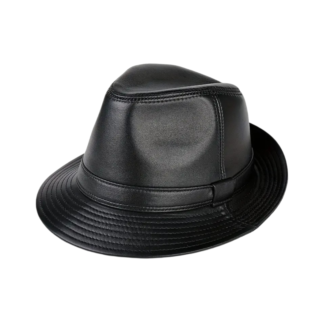 Timothy | Classic Leather Fedora Hat (BUY 1 GET 1 FREE)