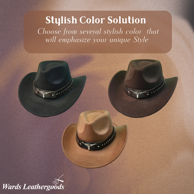 Dalton | Vintage Wide Brim Cowboy Hat with Classic Western Charm (BUY 1 GET 1 FREE)