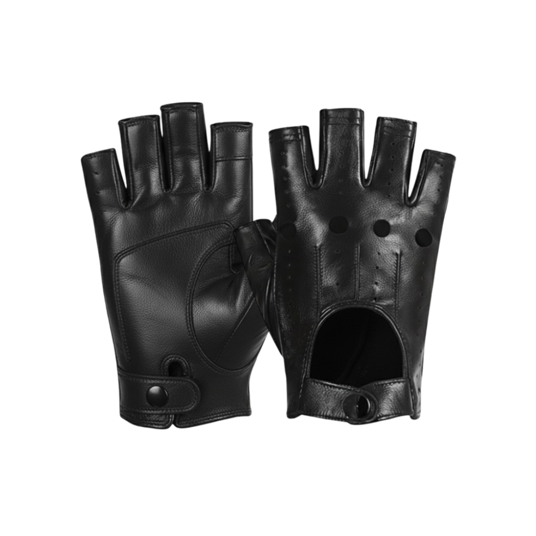 Florian | Perforated Leather Motorcycle Gloves (BUY 1 GET 1 FREE)