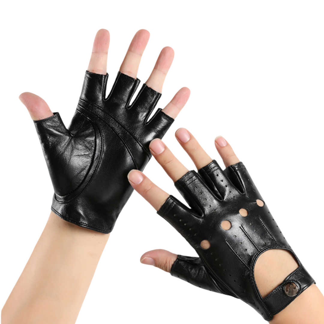 Florian | Perforated Leather Motorcycle Gloves (BUY 1 GET 1 FREE)