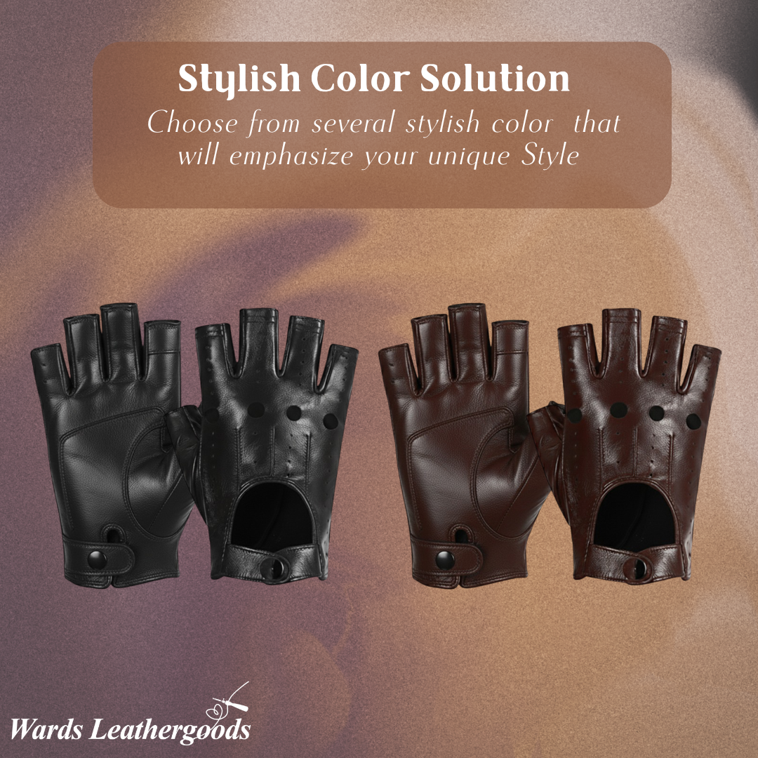 Florian | Perforated Leather Motorcycle Gloves (BUY 1 GET 1 FREE)