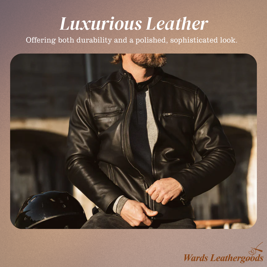 Thomas | Rugged Trucker Style Leather Jacket