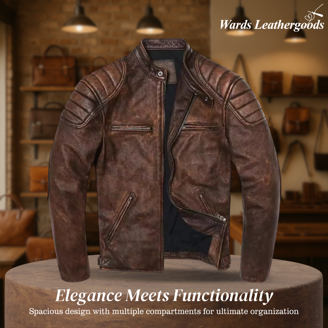 Alexander | Vintage Racer Leather Jacket