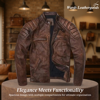 Alexander | Vintage Racer Leather Jacket