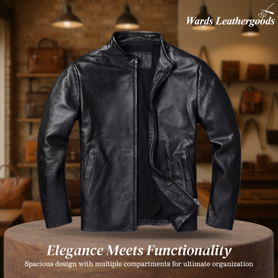 Maximilian | Classic Men’s Leather Motorcycle Jacket