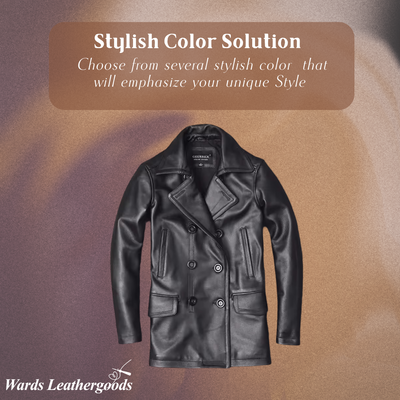Ford | Men's Cowhide Double-Breasted Leather Jacket
