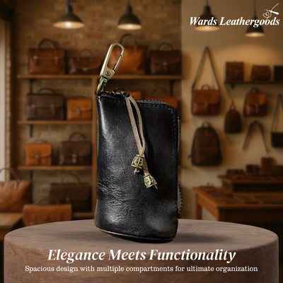 Steve | Leather Zippered Key Holder Wallet (BUY 1 GET 1 FREE)