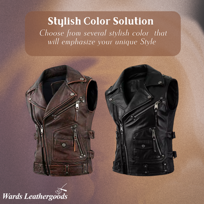 Viggo | Vintage Distressed Leather Vest
