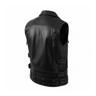 Viggo | Vintage Distressed Leather Vest