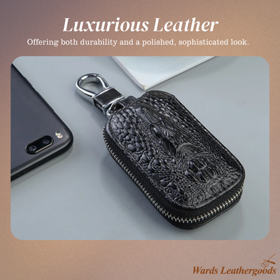 Bruno | Crocodile Embossed Leather Key Case (BUY 1 GET 1 FREE)