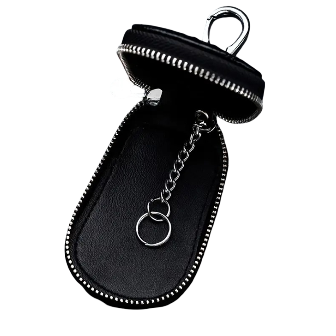 Bruno | Crocodile Embossed Leather Key Case