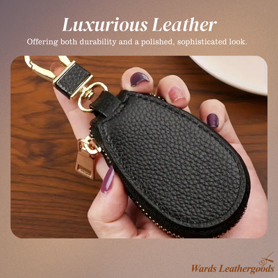 Rufus | Pebble Grain Leather Key Case Holder (BUY 1 GET 1 FREE)