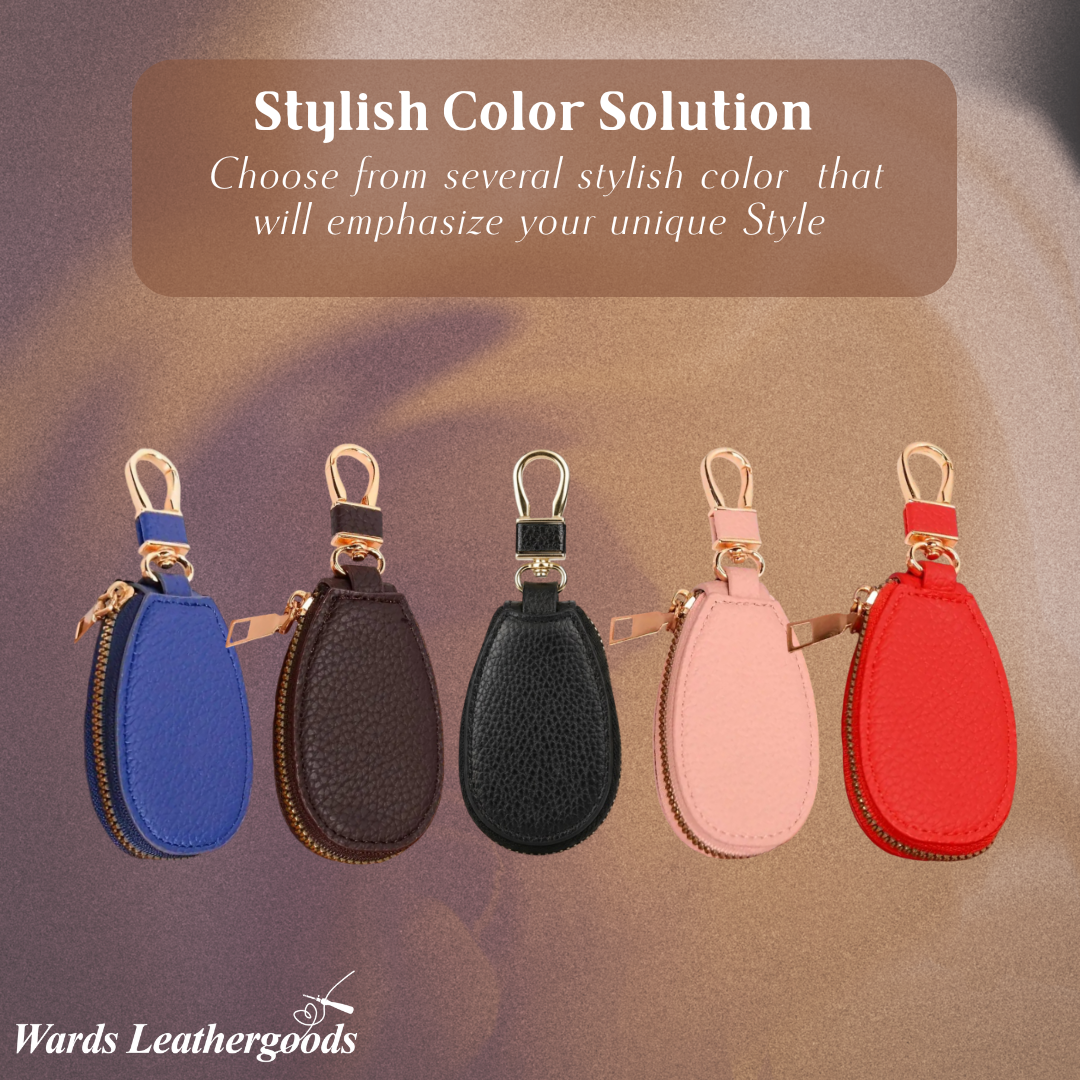 Rufus | Pebble Grain Leather Key Case Holder (BUY 1 GET 1 FREE)