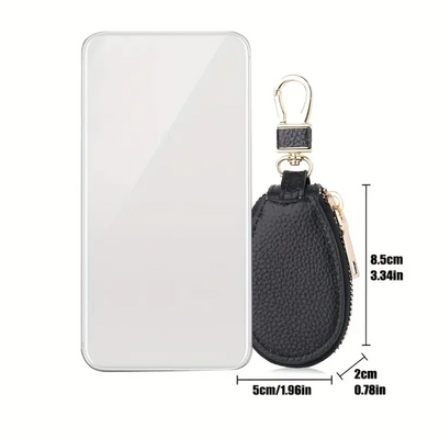 Rufus | Pebble Grain Leather Key Case Holder (BUY 1 GET 1 FREE)