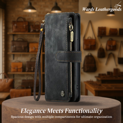 Clement | IPhone Case Leather Wallet with Wrist Strap (BUY 1 GET 1 FREE)