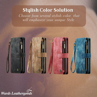 Clement | IPhone Case Leather Wallet with Wrist Strap (BUY 1 GET 1 FREE)