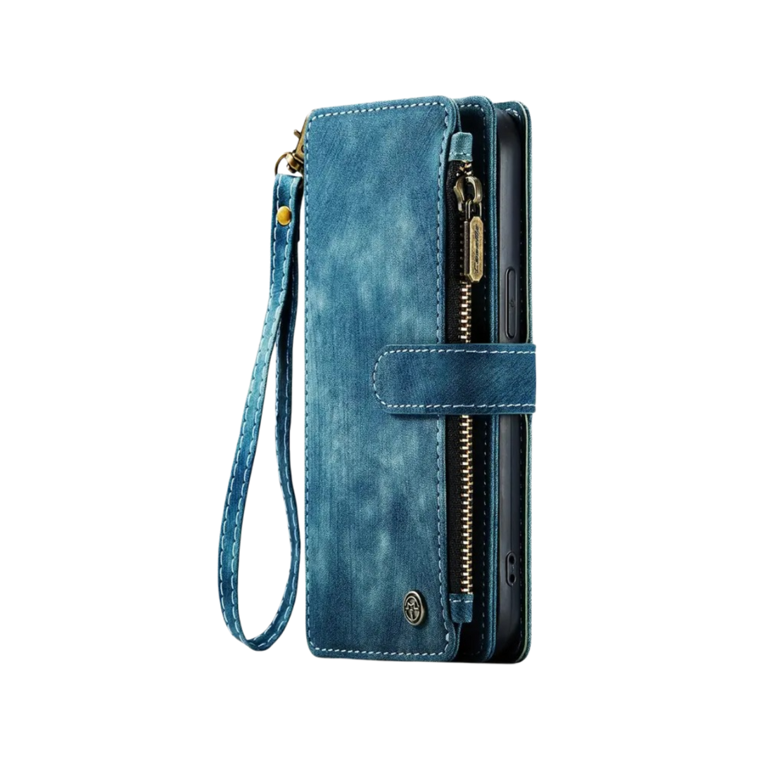 Clement | IPhone Case Leather Wallet with Wrist Strap (BUY 1 GET 1 FREE)